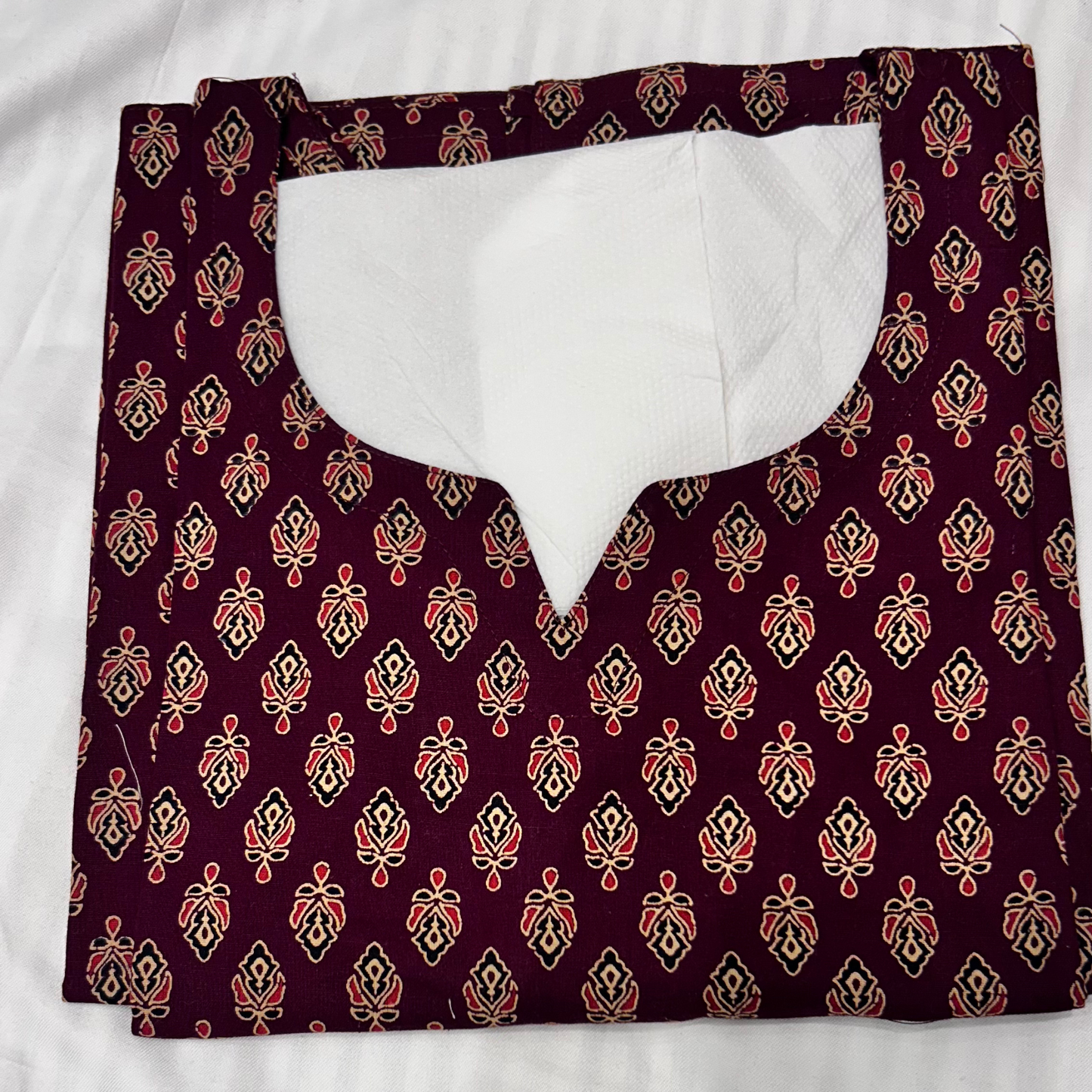 RAAGYA Round Neck Three Quarter Sleeves Long Kurti