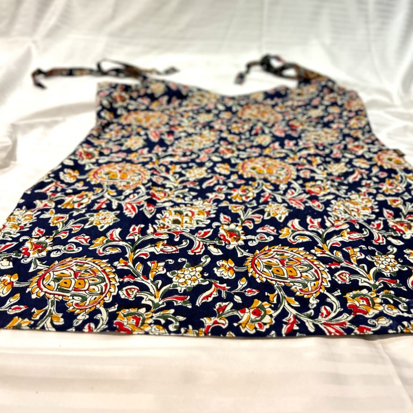 GULMOHIRA Short Kurti With Tie-up Strap