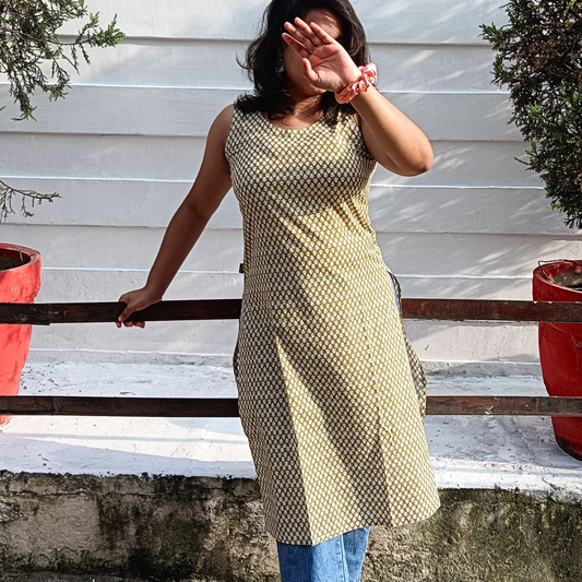 DHARA round neck Long kurti