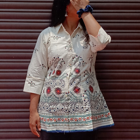 Saumya Collar Neck Kurti